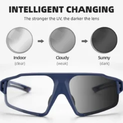 Adaptive Photochromic Cycling Sunglasses (UV400 Lens)