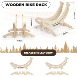 Adjustable Bike Stand Banana-Style
