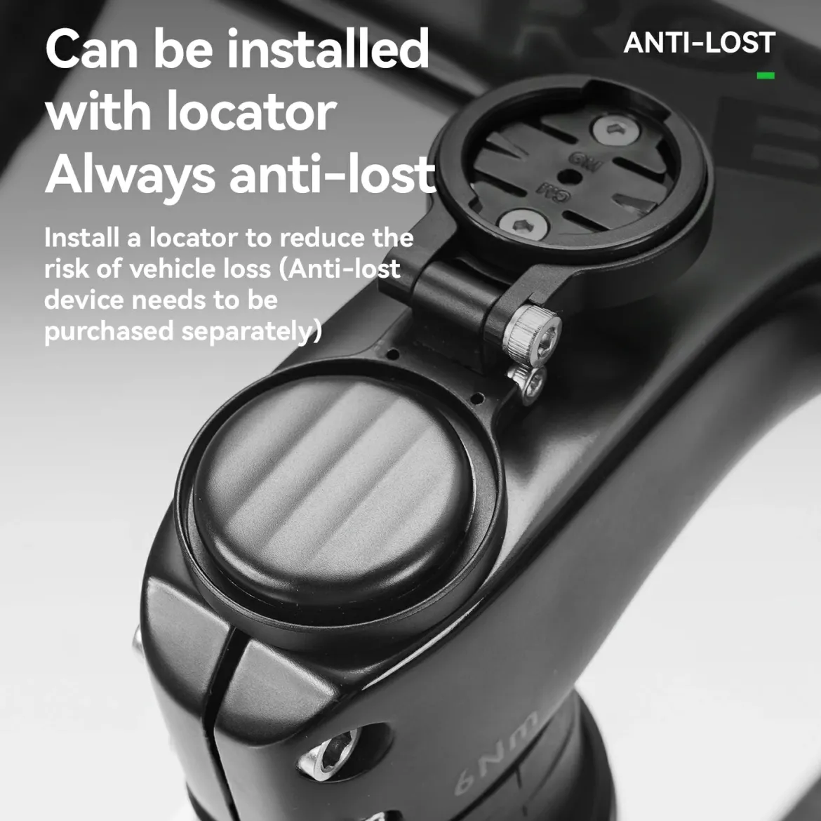 Adjustable Headset Cap Bike Computer Mount