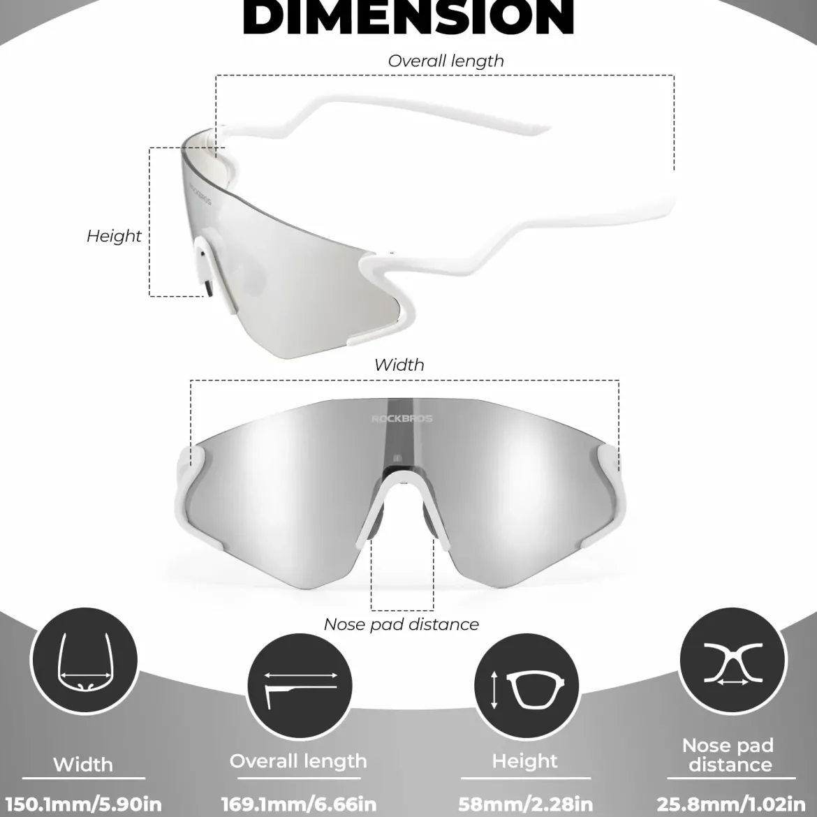 Agile Snake Photochromic Sports Sunglasses