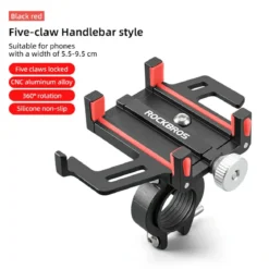 Aluminum Alloy Phone Mount Fits 2.2–3.7 in Wide
