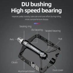 Aluminum Alloy Sealed Bearing Bike Pedals
