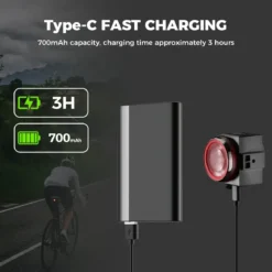 A8Pro Tail Light Remote USB-C With Horn 115dB