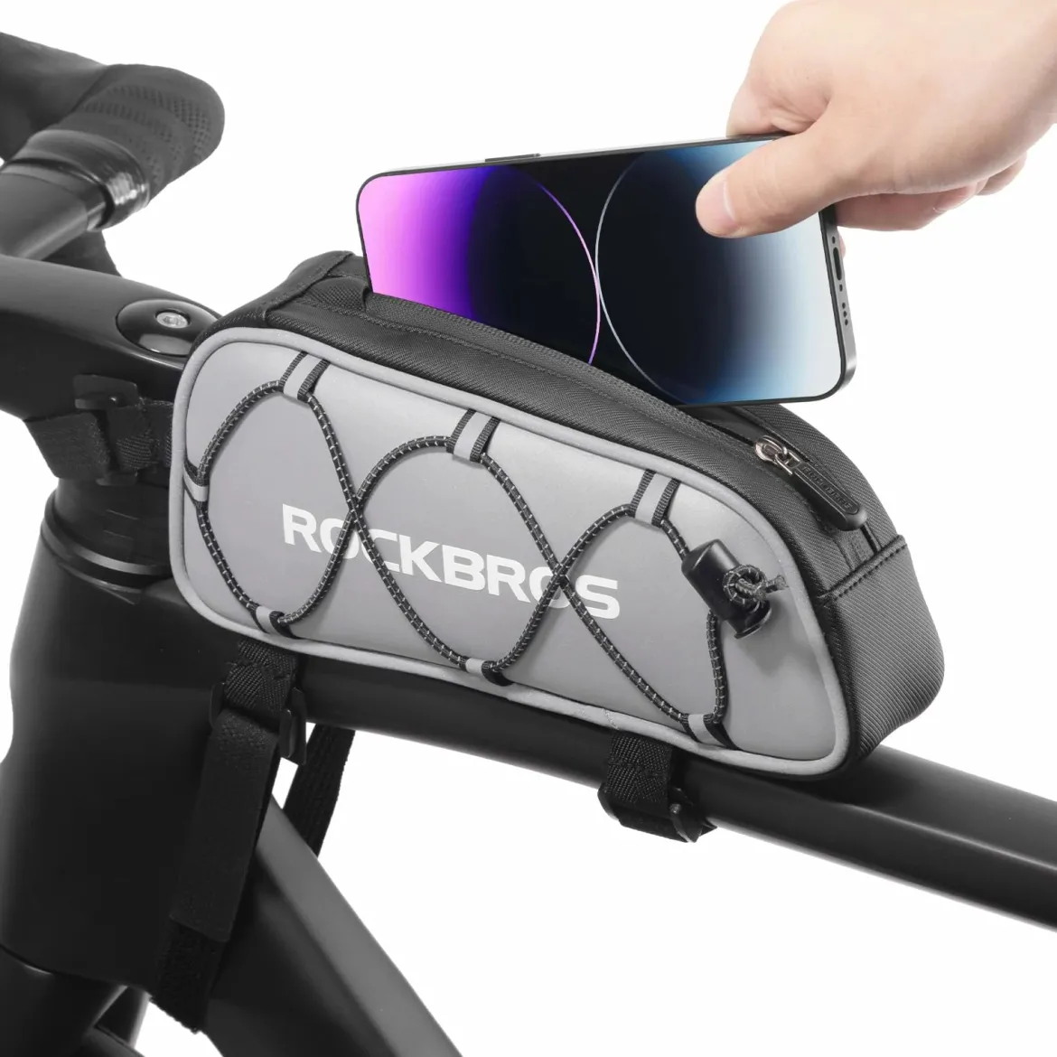 Bike Frame Bag Compatible with iPhone 14/13/12 Pro Galaxy S22/S21