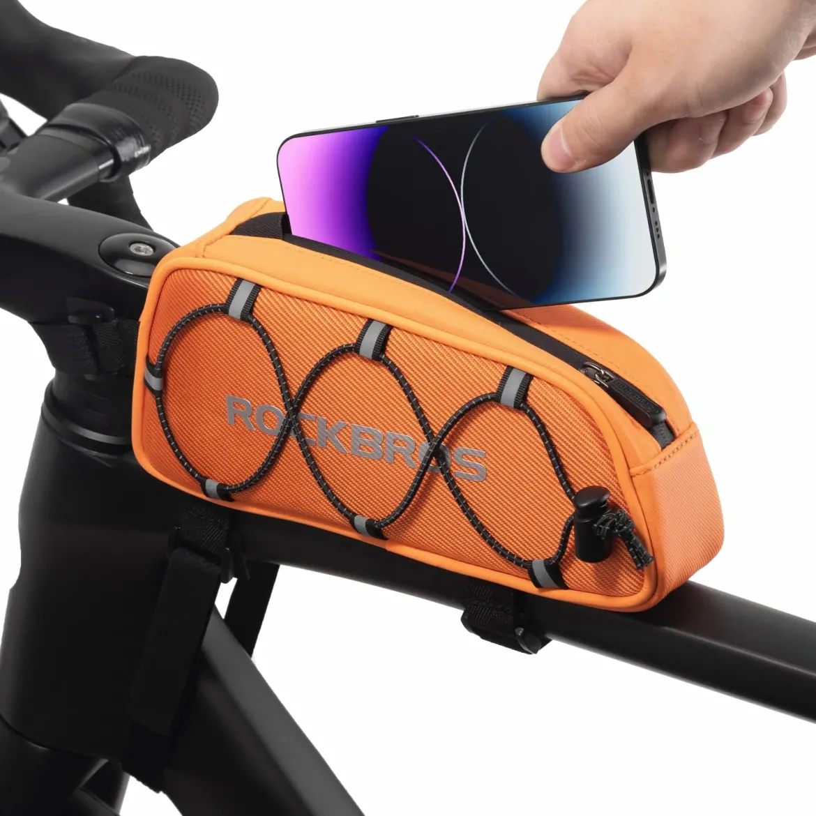 Bike Frame Bag Compatible with iPhone 14/13/12 Pro Galaxy S22/S21