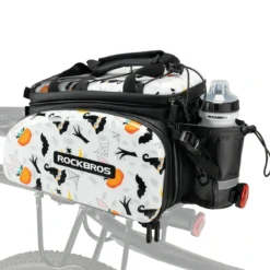 Bike Pannier Bag Double Side Storage with Rain Cover 17L-35L