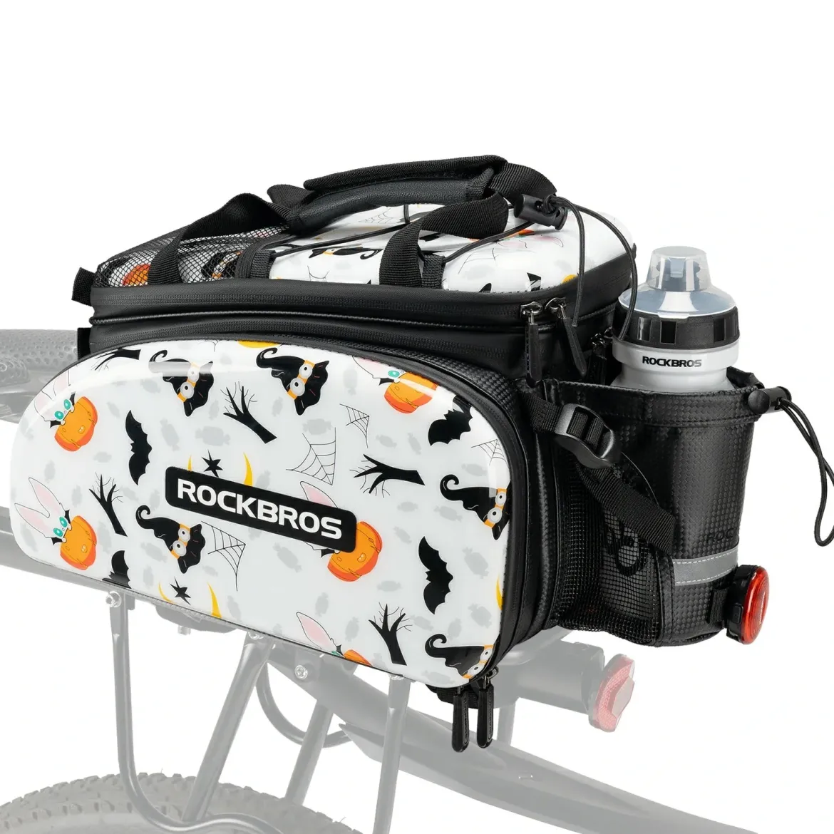 Bike Pannier Bag Double Side Storage with Rain Cover 17L-35L