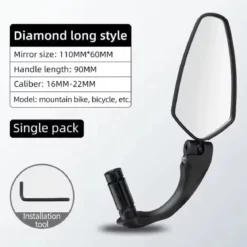 Bike Rear View Mirror 360 Rotatable 1pc