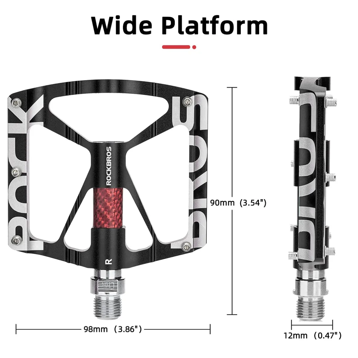 CNC Aluminum MTB Pedals