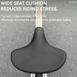 Comfort Bike Seat Cushion Extra Wide and Thick