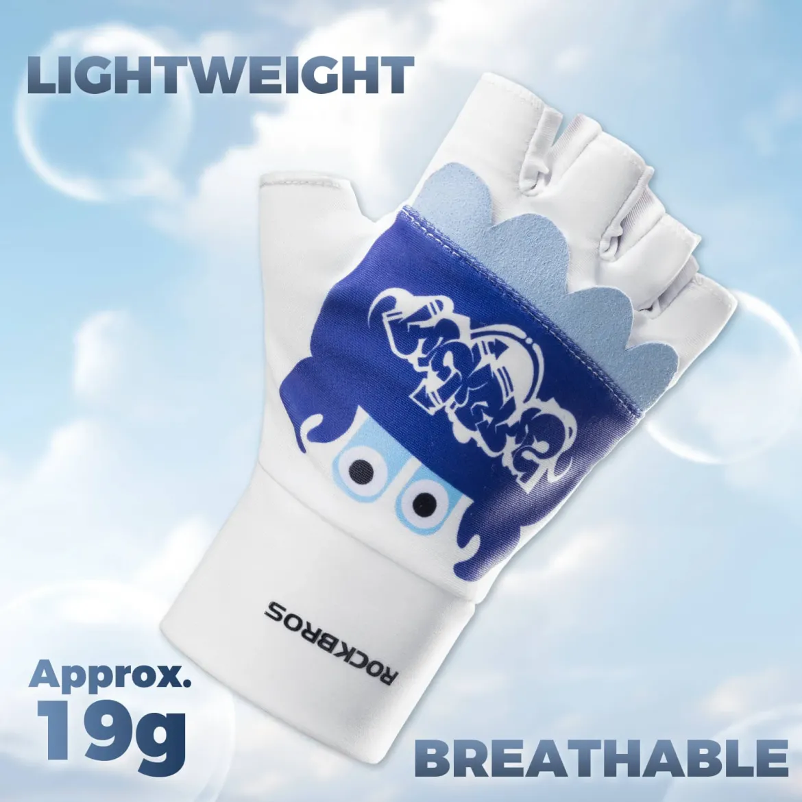 Cute Kids Half-Finger Cycling Gloves Non-Slip Padded Unisex