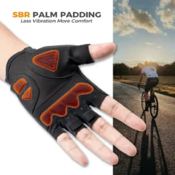 Cycling Gloves Half Finger SBR Padded