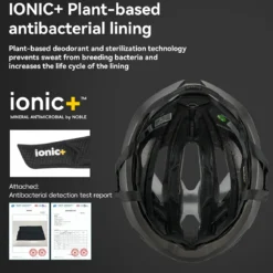 Cycling Helmet Bionic Support Antibacterial Liner Adjustable Fit