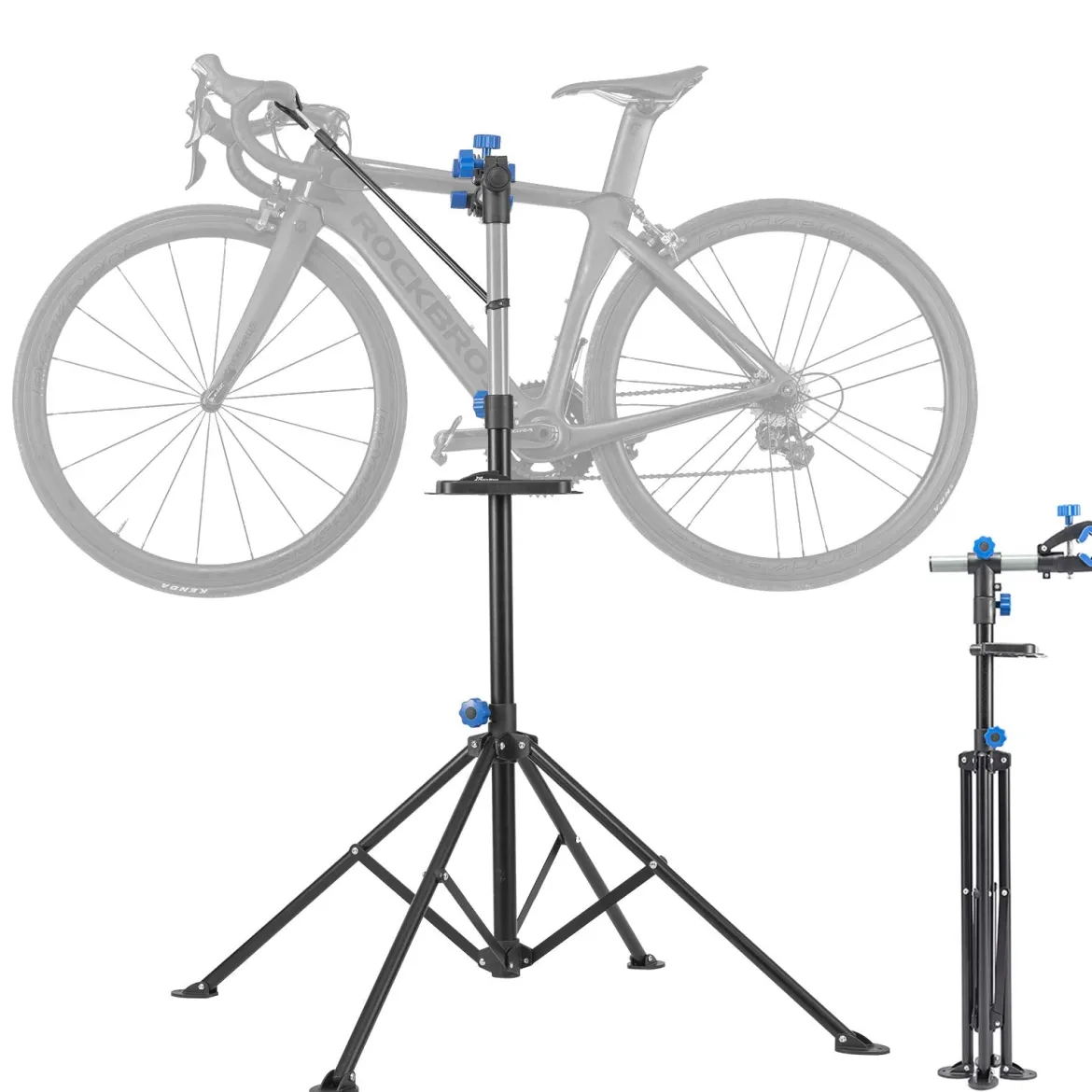 Height-Adjustable Bike Repair Stand for Home Maintenance