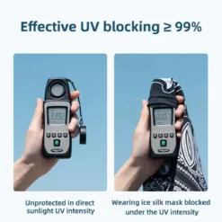 Ice Silk Sunscreen Mask Breathable UV Protection