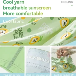 Kids Cooling Arm Sleeves Breathable Sun Protection