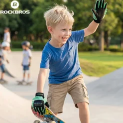 Kids Full Finger Gloves with Hard Shell Protection