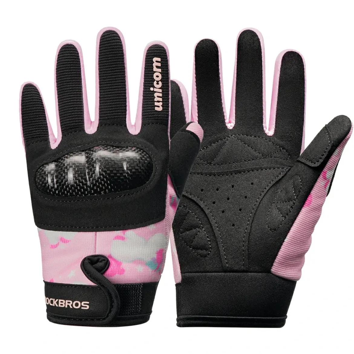 Kids Full Finger Gloves with Hard Shell Protection