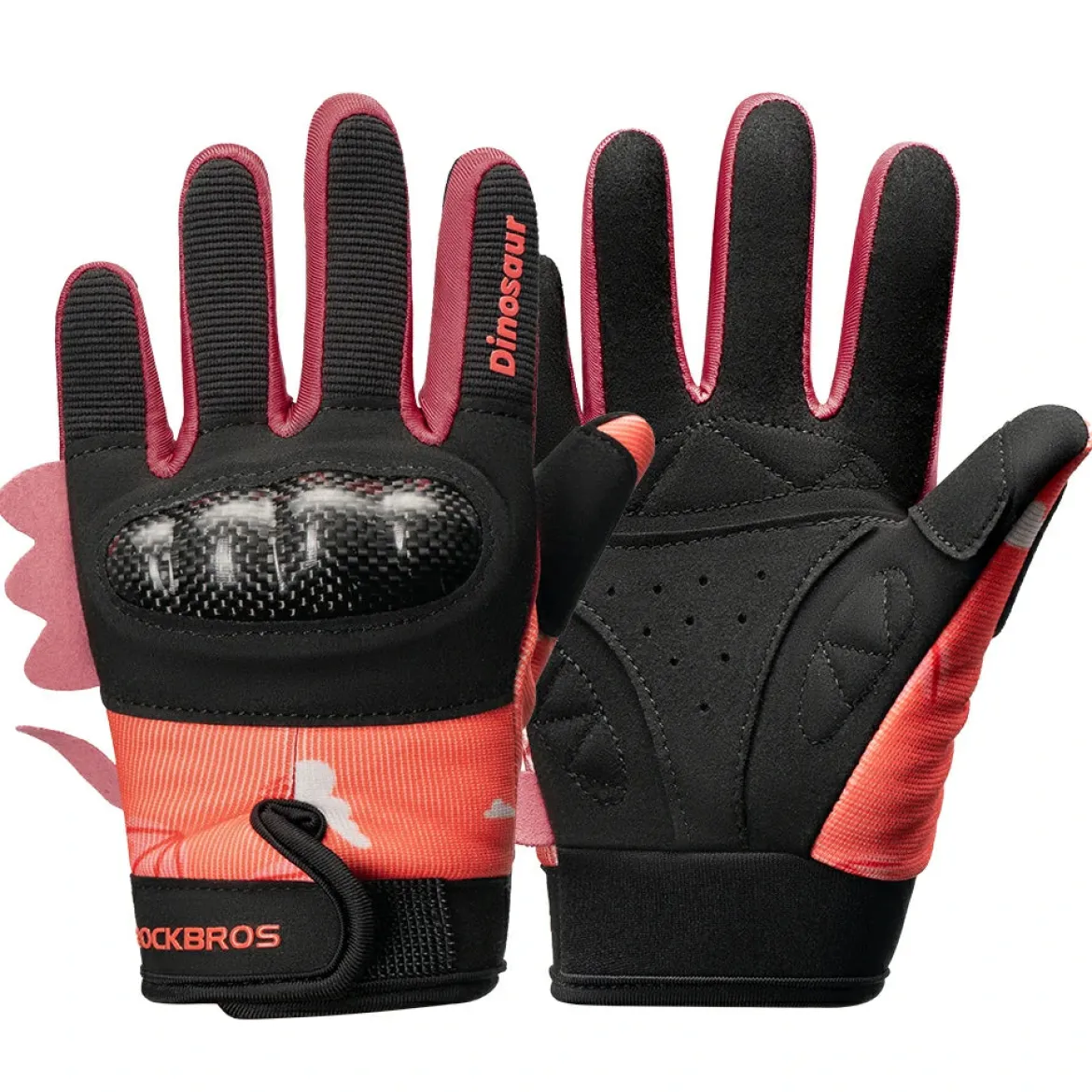 Kids Full Finger Gloves with Hard Shell Protection
