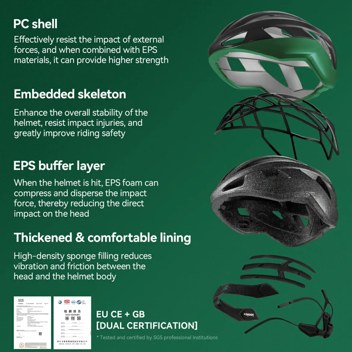 LK-11 ROCKBROS × Zhejiang Professional FC Limited Edition Bike Helmet