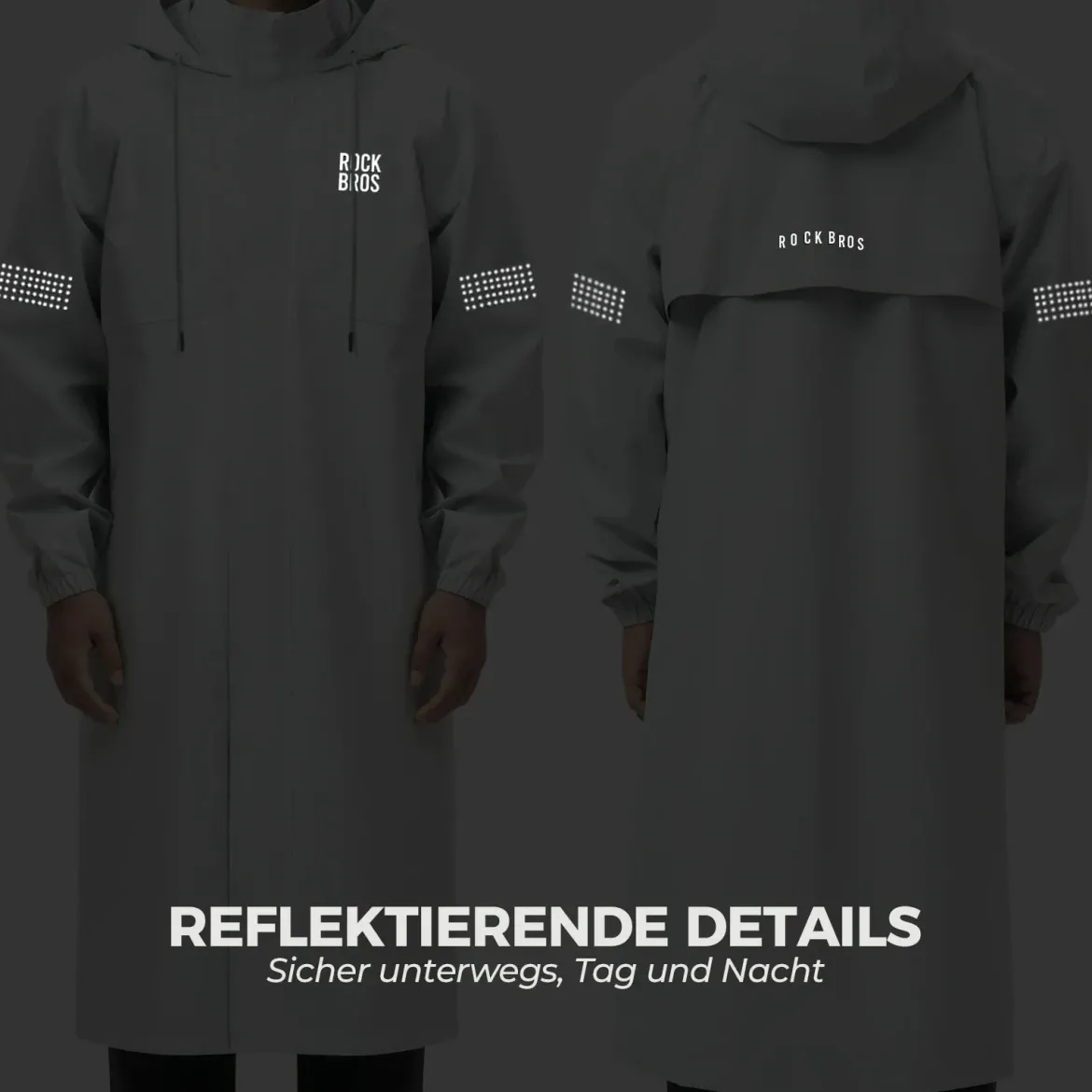 Long Raincoat Waterproof Poncho Jackets
