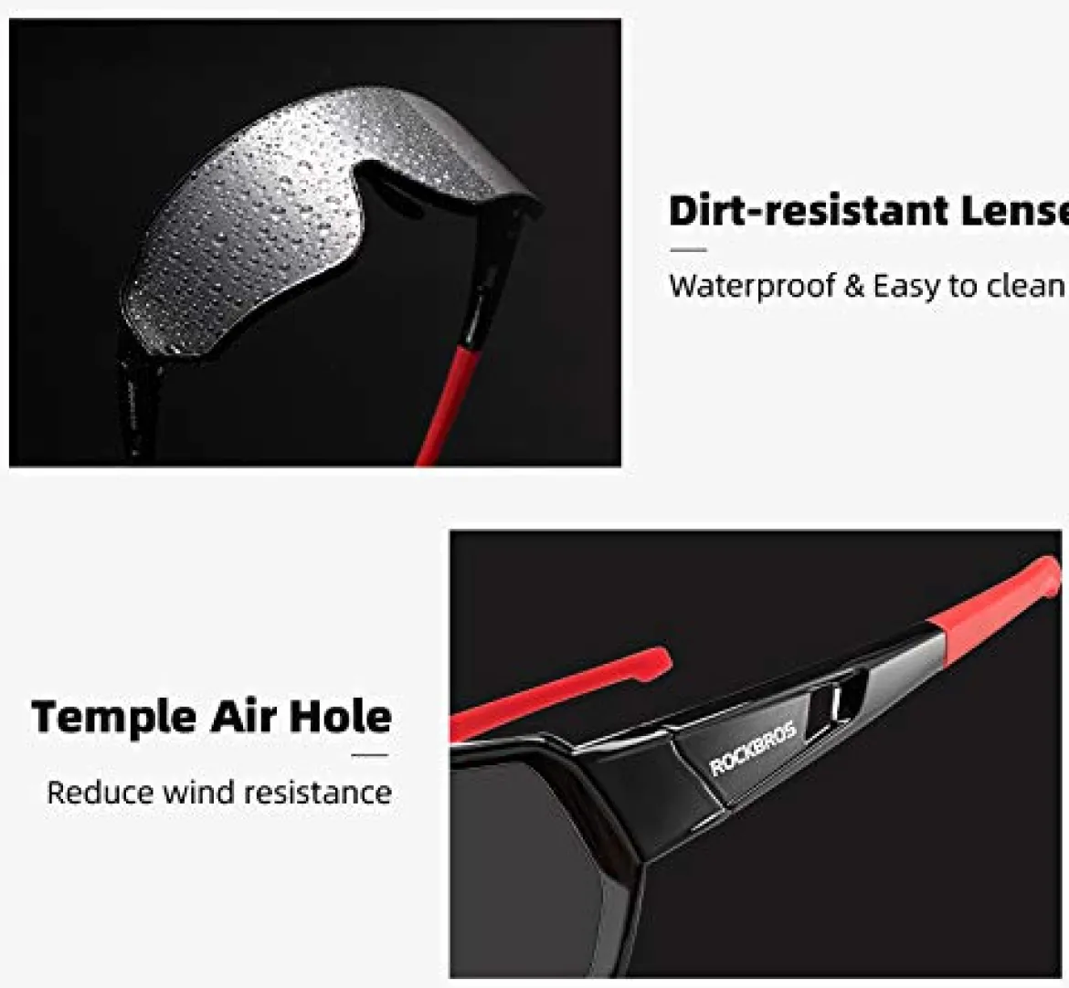 Low Wind Resistance Photochromic Sunglasses