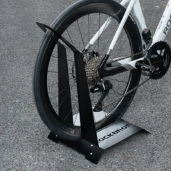 L-Shaped Carbon Steel Floor Rack for Multi-Bike Storage