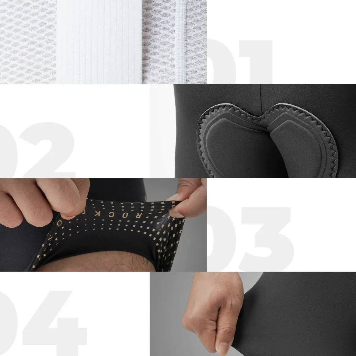 Men’s Cycling Bib Shorts for 77–104°F - YDDK013