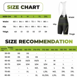 Men’s Cycling Bib Shorts for 77–104°F - YDDK013