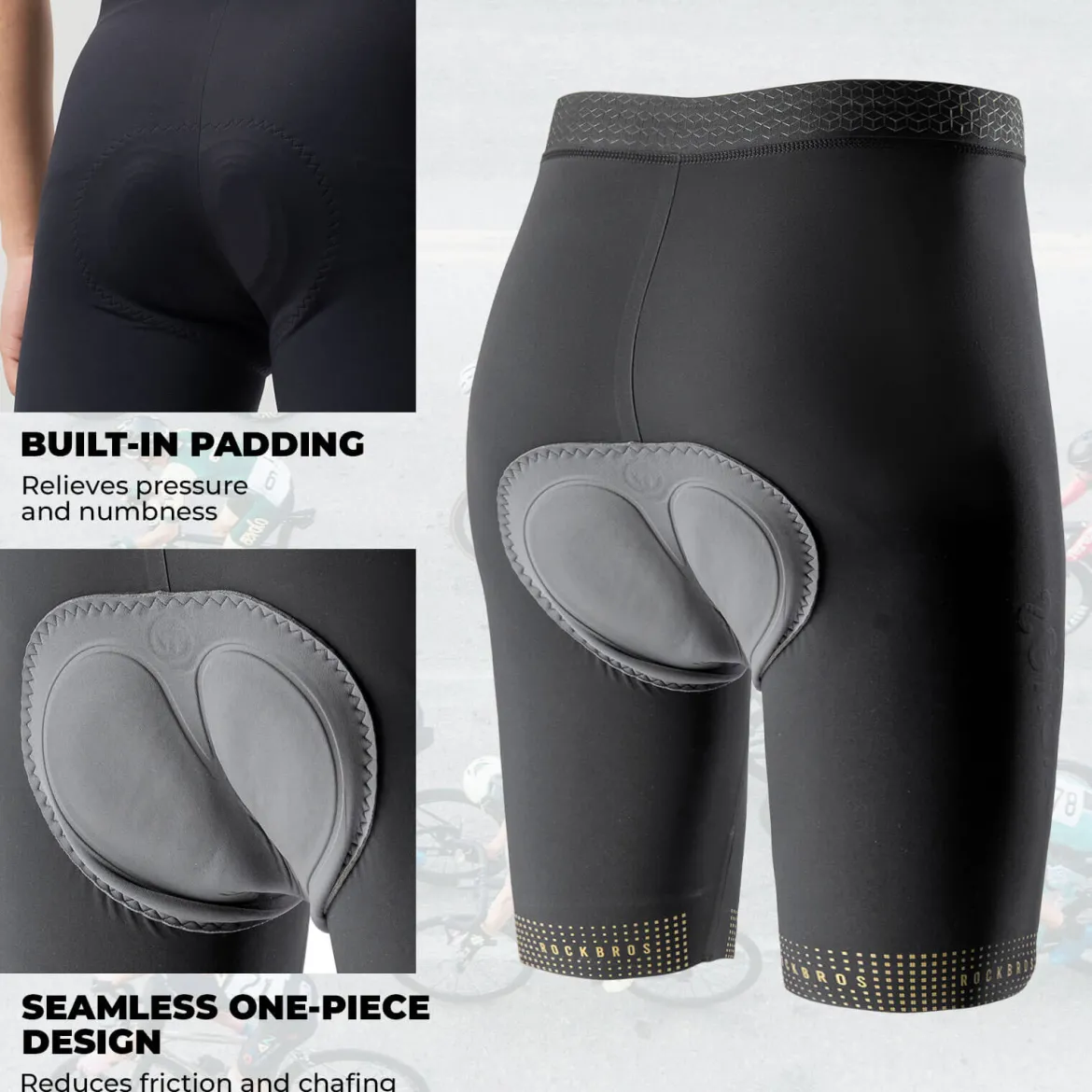 Men’s Endurance Padded Cycling Shorts - YDDK012