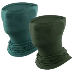 Merino Wool Thermal Neck Gaiter Face Mask for Men Women