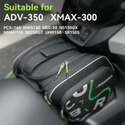 Motorcycle Tank Bag Helmet Bag 12L With Rain Cover