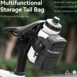 Multifunctional Cycling Storage Tail bag Saddle Bag Water Bottle Bag