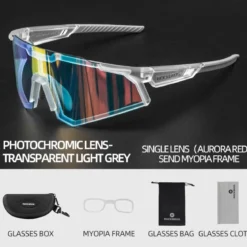 Photochromic Cycling Goggles for Road and MTB
