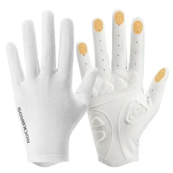 Plain Full-Finger Cycling Gloves