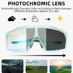 Polarised Full-Lens Sunglasses for Outdoor Sports