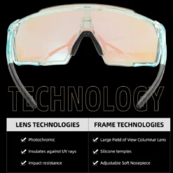 Polarised Full-Lens Sunglasses for Outdoor Sports