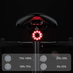 Q1 Tail Light USB with 7 Lighting Colors