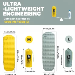Qunature Air Cloud-Ultralight Sleeping Pad