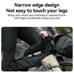 Qunature Bikepacking Frame Bag Top Tube Bag For Gravel Bike