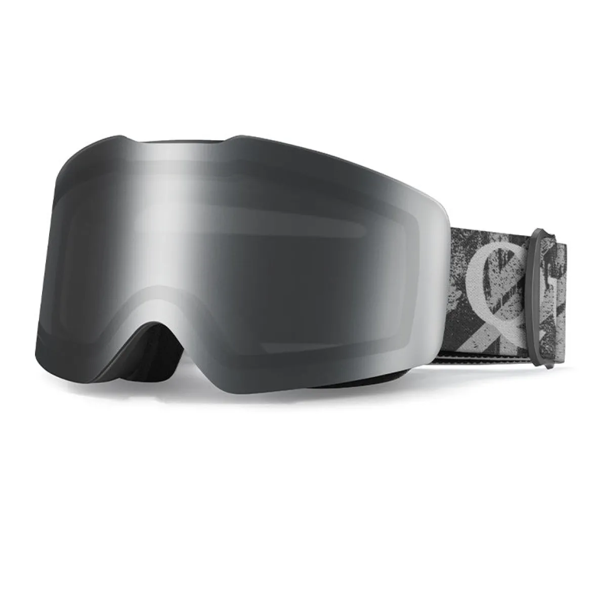 Qunature Frameless Anti-Fog Ski Goggles with UV Protection and Wide View