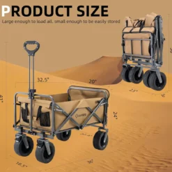 Qunature 330LB Capacity Foldable Wagon