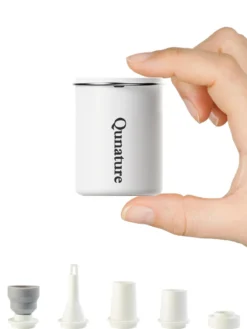 Qunature Mini Electric Pump 1500mAh for Air Bed Mattress,Pool Floats,Swimming Ring,Vacuum Storage Bags