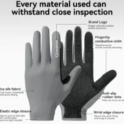 Qunature Sun Protection Gloves with Touchscreen Fingers