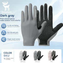 Qunature Sun Protection Gloves with Touchscreen Fingers