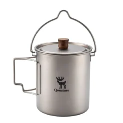 Qunature Ultralight Titanium Camping Mug 750 ml