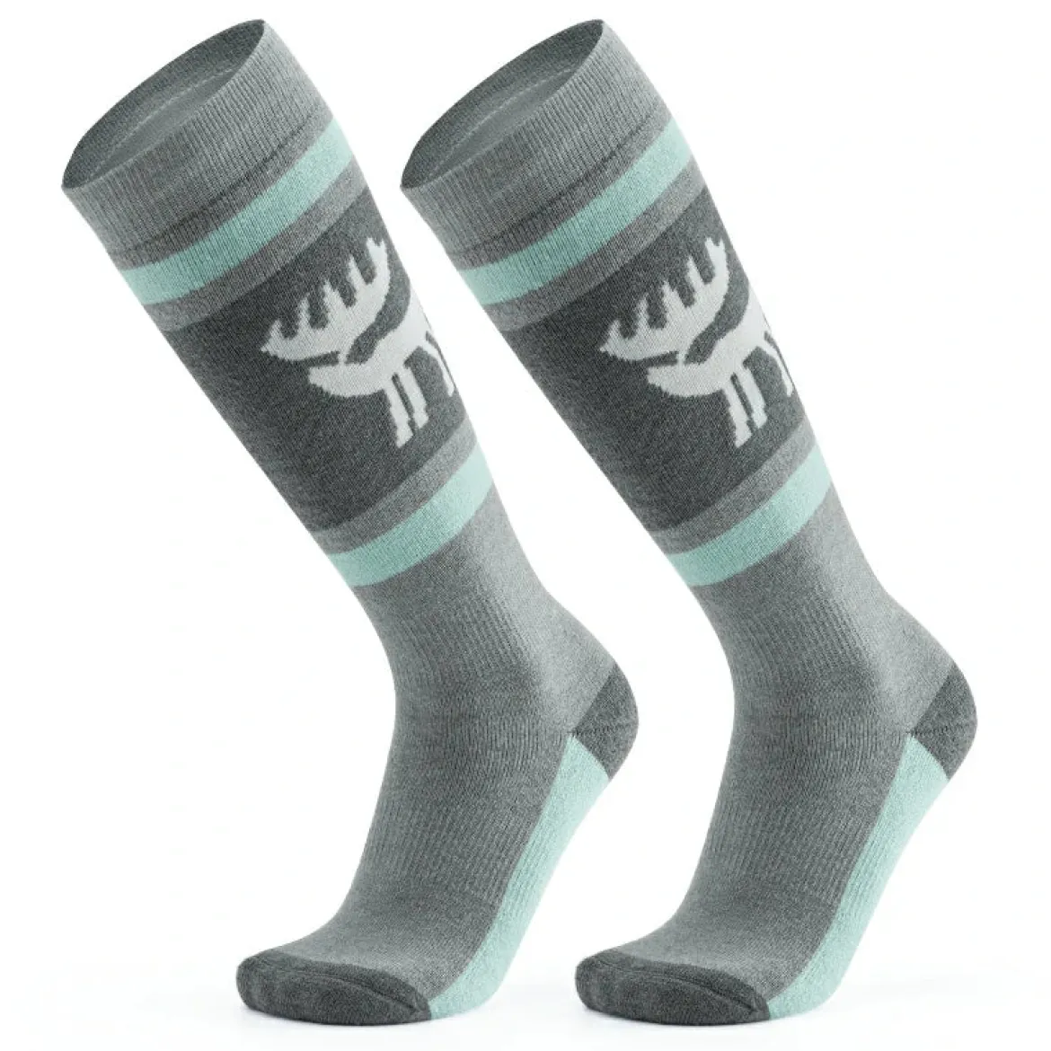 Qunature Wool Ski Socks Winter Warmth Shock Absorption for Skiing Comfort