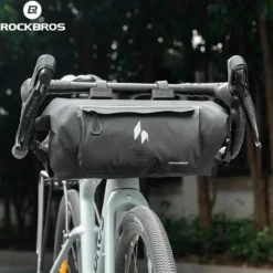 RideMate 100% Waterproof Bike Handlebar Bag 8L Double-sided Opening Expanded Capacity