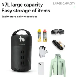 RideMate 100% Waterproof Front Fork Rack Bag 7L