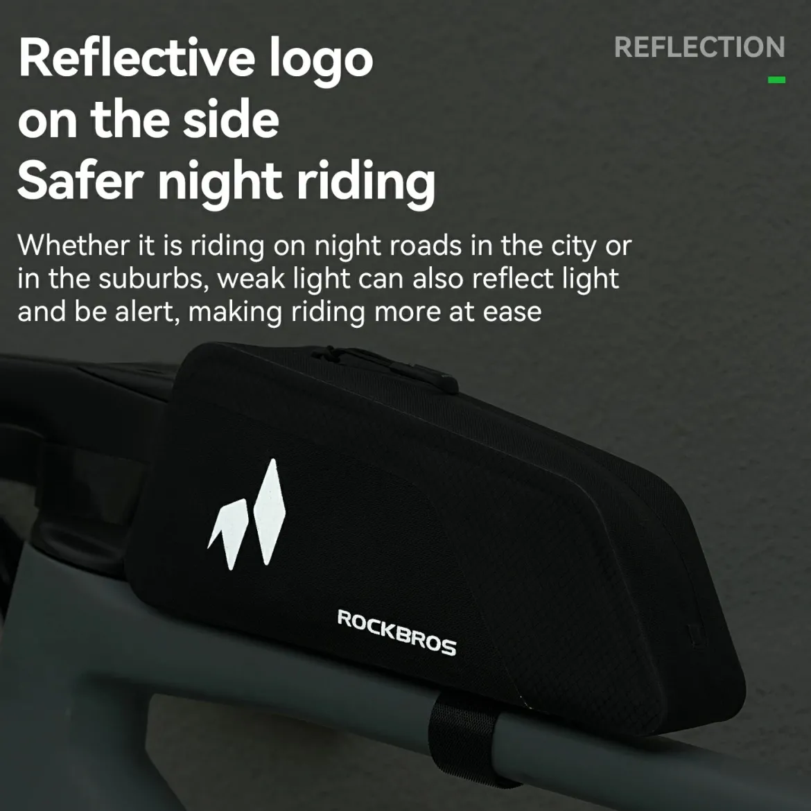 RideMate 100% Waterproof Top Tube Bag 1L